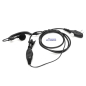 Preview: TEAM  OEM-IP Headset Ohrhörer/Ansteckmikrofon mit Ohrbügel & PTT/VOX-Umschalter für TeCom IPX5/IPZ5