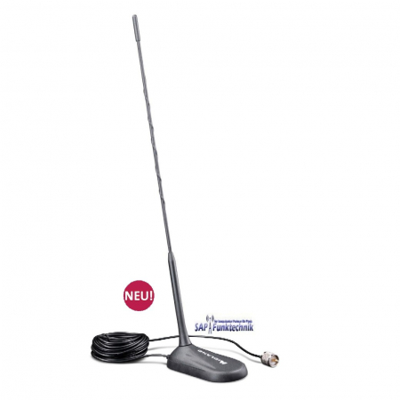 Midland MC 45 CB-Magnetantenne Strahlerlänger 45 cm, mit 4m Kabel und PL259-Stecker