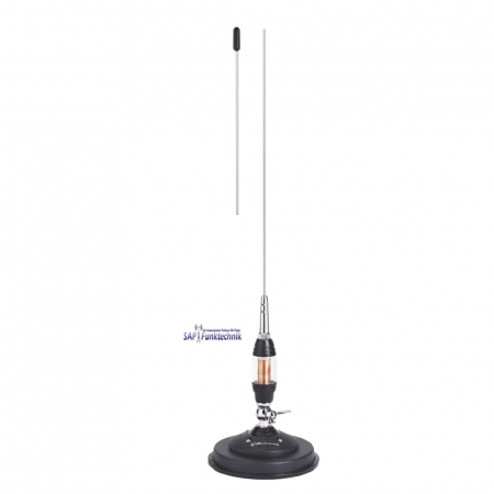 Preview: LC 65 CB Mobilantenne, 128mm Magnetfuss115 cm Strahler, 4 m Kabel, PL-Stecker