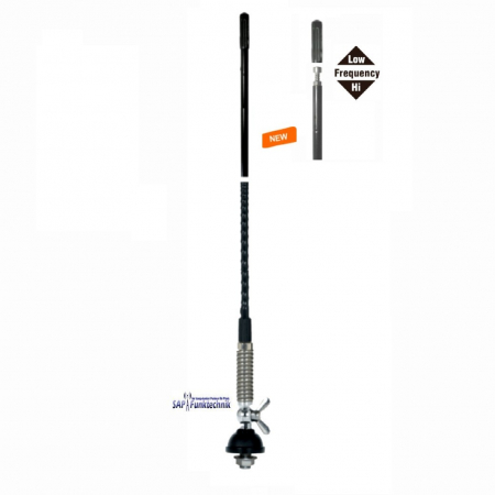 Preview: Albrecht T-27 NEW mit FME CB-Mobilantenne 60cm, 20W mit 4m Kabel und Adapter PL/FME