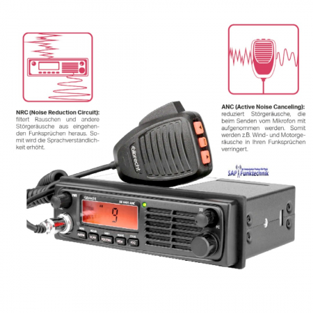 Preview: Albrecht AE 6491 ANC mit Geräuschfilter