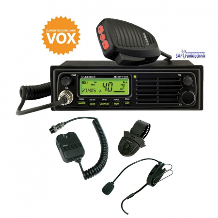 Preview: Albrecht AE 6491 VOX und WP-24 Freisprecheinrichtung