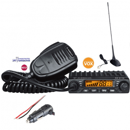 Albrecht AE 6110 VOX SET, inkl. CBM-516 Magnetantenne