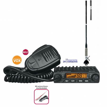 ALBRECHT AE 6110 VOX Set, inkl. T 27 NEW CB-Mobilantenne 62cm Lang