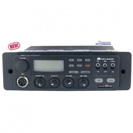 Preview: Midland Alan 48 Pro Set, inkl. DIN-Einbaurahmen