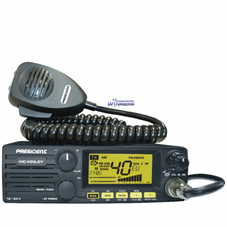 Preview: President MCKINLEY ASC EU Version 12/24 V VOX AM/FM/SSB 4/12 Watt Preview: President MCKINLEY ASC EU Version 12/24 V VOX AM/FM/SSB 4/12 Watt