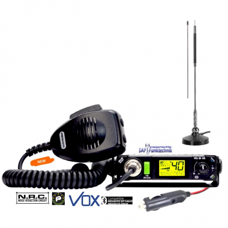 President Bill II + VOX ASC Multinorm  SET, inkl. MAG STAR 27 Magnetfussantenne