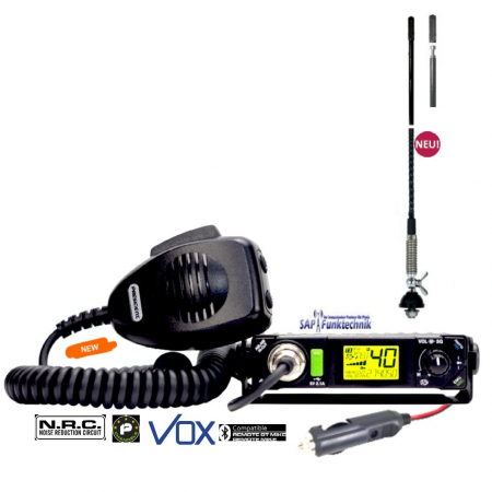President Bill II + VOX, ASC, NRC Multinorm  SET inkl. T 27 NEW Mobilantenne
