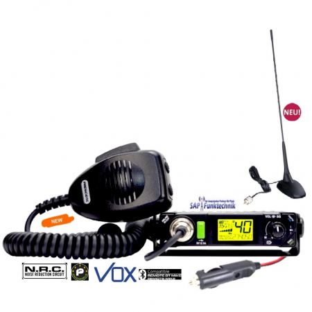 President Bill II + VOX, ASC, NRC, Multinorm  SET, inkl. CBM-516 Magnetfussantenne