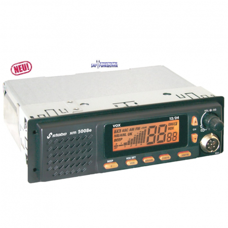 Preview: Stabo  XM 5008E-R VOX, CB-Funk, 12/24 Volt, AM/FM, 4 Watt ikl. DIN-Radioschacht
