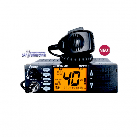 Stabo XM 5010e VOX, CB-Funk, 80FM/80AM, 4 Watt, 12/24 Volt