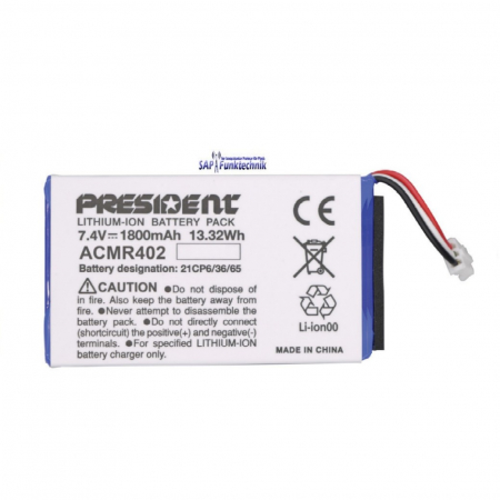 Stabo Lithium-Ion Akkupack 7,4 Volt, 1800 mAh für RANDY III