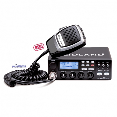 Midland Alan 48 Pro, CB Funk 12/24V