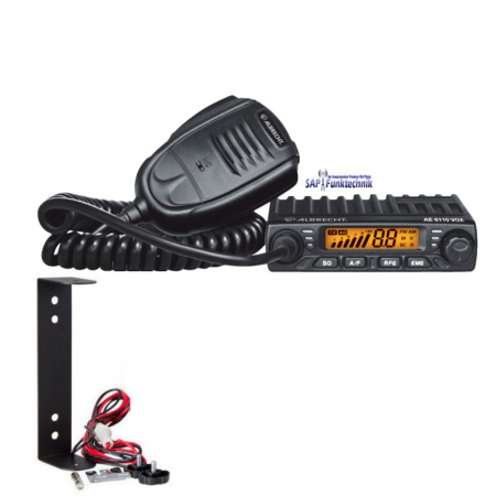 Preview: Albrecht AE 6110 VOX mit 2 Stromkabeln