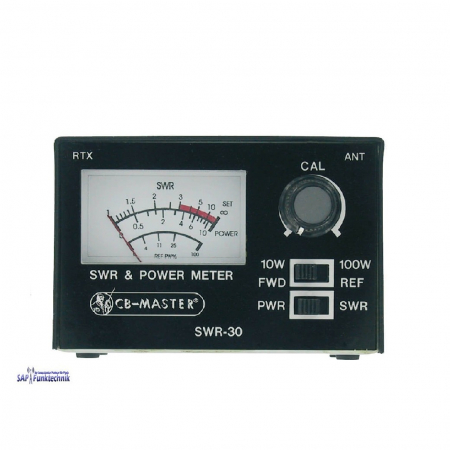 SWR-30, SWR/Power-Meter inkl. PL-Kabelbrücke