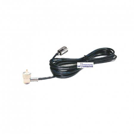 DV 27 N-Kabel 4m lang mit neuem Winkelstecker für DV-Fuss mit angelötetem PL-Stecker