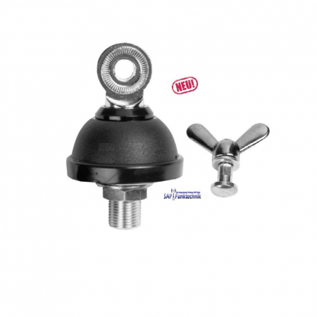 Preview: DV 27 N Set, DV Fuss, Flügelschraube, DV Anschlusskabel, nicht angelöteter PL-Stecker