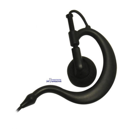 Preview: TEAM PY-29-MR Ohrhörer Ansteckmikrofon mit Ohrbügel für TeCom-IP3 / -IPX5 / -IPZ5