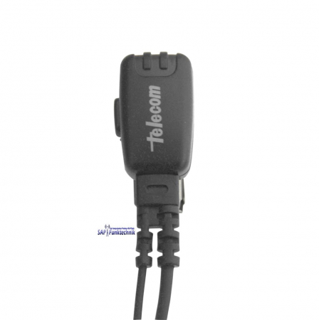 Preview: TEAM PY-29-MR Ohrhörer Ansteckmikrofon mit Ohrbügel für TeCom-IP3 / -IPX5 / -IPZ5