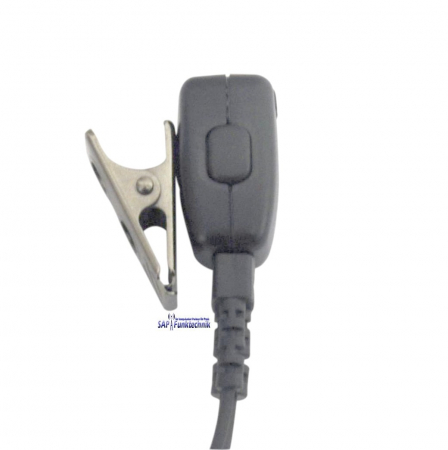 Preview: TEAM PY-29-MR Ohrhörer Ansteckmikrofon mit Ohrbügel für TeCom-IP3 / -IPX5 / -IPZ5