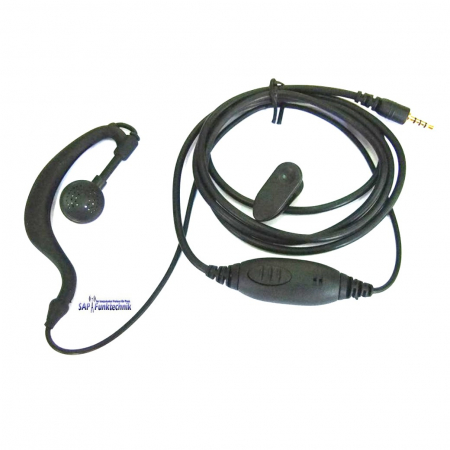 TEAM  OEM-TeCom PS Headset Ohrhörer-Mikrofon mit Ohrbügel, ohne PTT-Taster für TeComPS