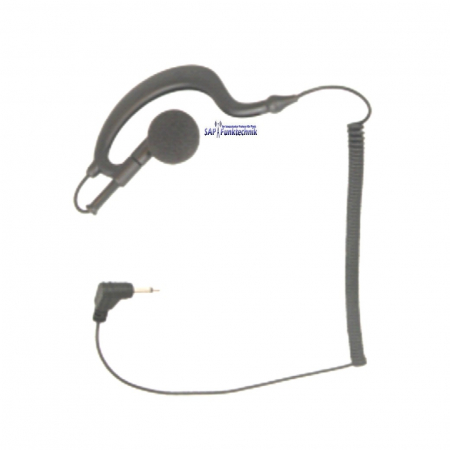 TEAM PY-29 AU-K-R Ohrhörer mit flexiblem Ohrbügel und 2,5 mm Mono Winkel-Klinkenstecker