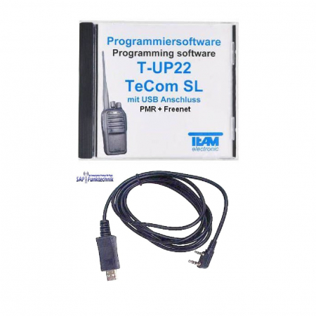 TEAM T-UP22 PMR-FreeNet, USB PC Programmierkabel für TeCom-SL