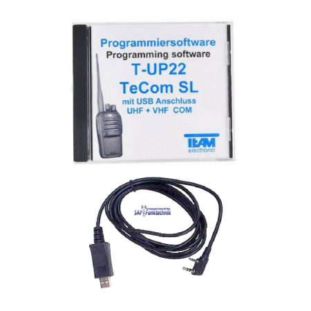 TEAM T-UP22 COM USB-Programmierset für Tecom SL VHF/UHF Betriebsfunk