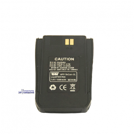 Preview: TEAM APP-TeCom-SL Li-Ion Akkupack 1800 mAh / 7,4 Volt