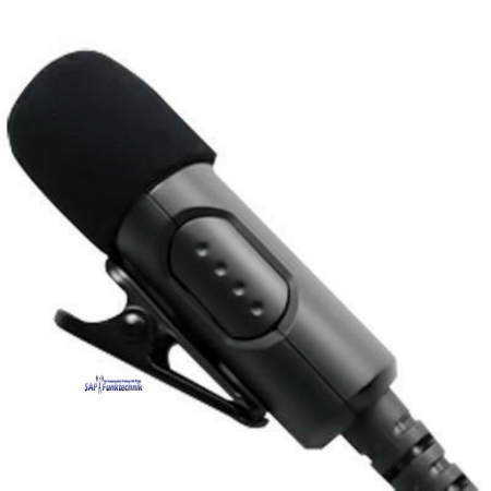 Preview: TEAM JD-2403 M Ohrhörer Ansteckmikrofon mit Ohrbügel für  TeCom-IP3/-IPX5/-IPZ5/IP-DA32