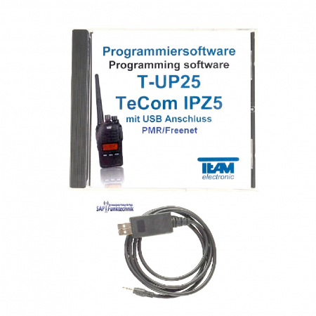 TEAM T-UP25 PMR-FreeNet, USB PC Programmierkabel für TeCom-IPZ5