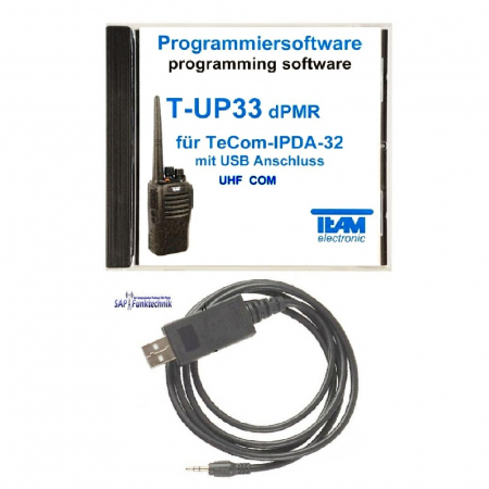 TEAM T-UP33 COM USB-Programmierset für TeCom IP-DA32 dPMR-COM Betriebsfunk