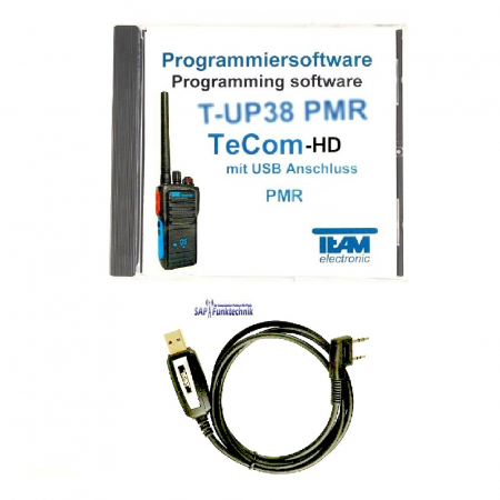 TEAM T-UP38 PMR-446, USB PC Programmierkabel für TeCom-HD