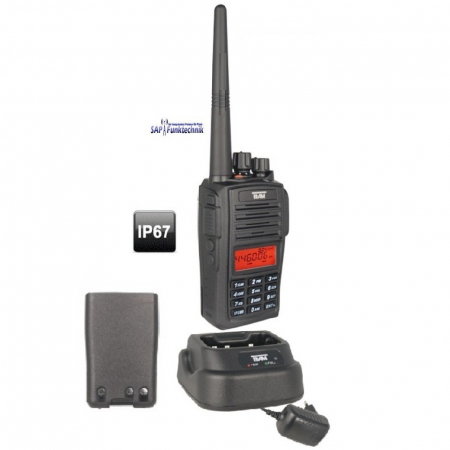 TEAM TeCom IPX5 COM UHF-Betriebsfunkgerät 450-470 MHz  4 Watt