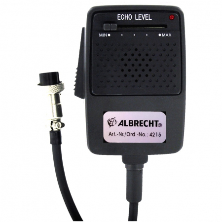 Preview: Albrecht EC-2002 Echo-Mikrofon, 6-pol. Stecker