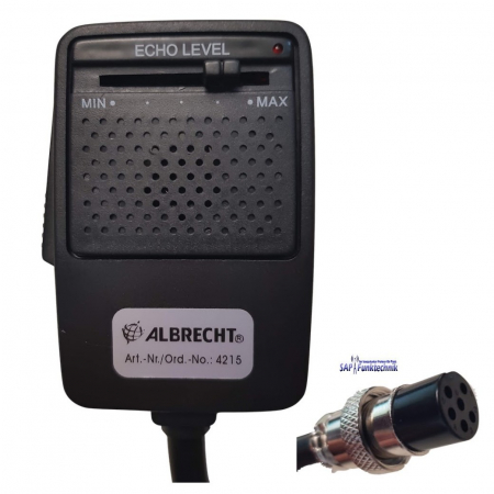 Albrecht EC-2002 Echo-Mikrofon, 6-pol. Stecker