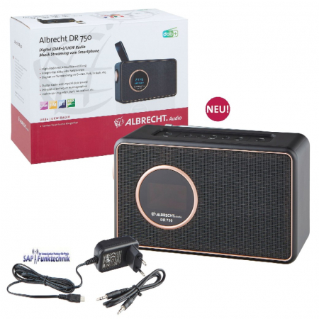 Preview: Albrecht DR 750 Digitalradio, DAB+/UKW