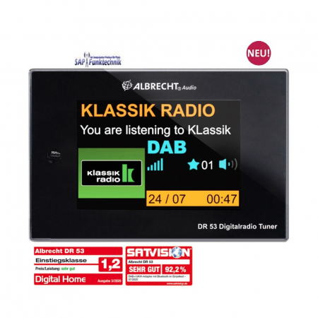 Albrecht DR 53 DAB+/UKW/Digitalradio-Tuner