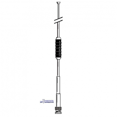 AE Handscan, Teleskopantenne, BNC, 66 cm