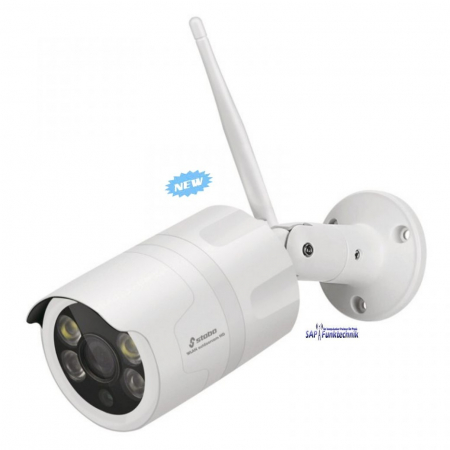 Stabo WLAN Outdoorcam HD 110 Grad Überwachungskamera, Gegensprechfunktion NEU