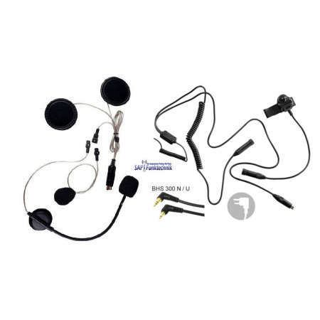 Albrecht BHS 300 N & COHS Motorrad Headset Set