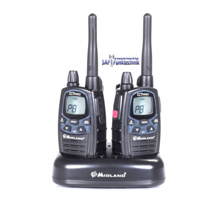 Preview: 2er-Kofferset MIDLAND G7 Pro PMR+LPD mit 2x MA 31-L Pro