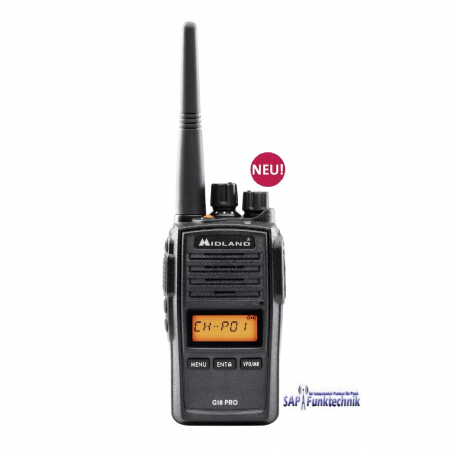 Preview: Midland G18 Pro PMR, Stück, IP67
