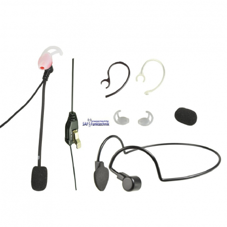 Preview: Albrecht HS 02 K, In-Ear Headset, für Kenwood Funkgeräte