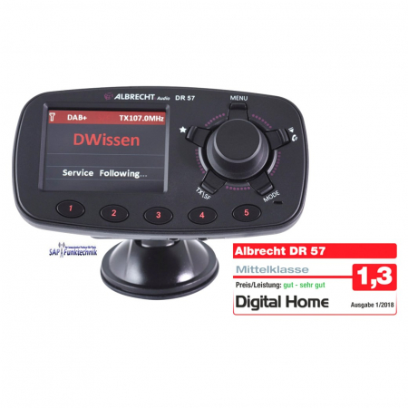 Albrecht DR 57 DAB+ Autoradio-Adapter