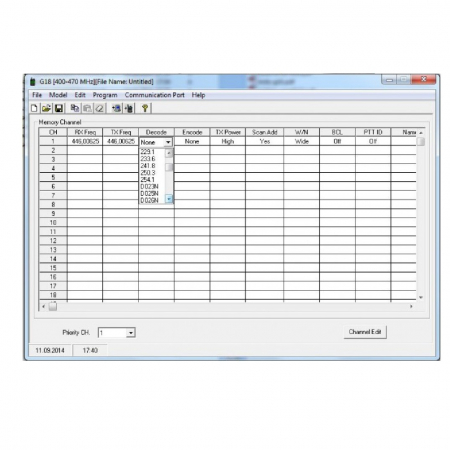 Preview: PRG-G15, Programmiersoftware für G15, G15Pro