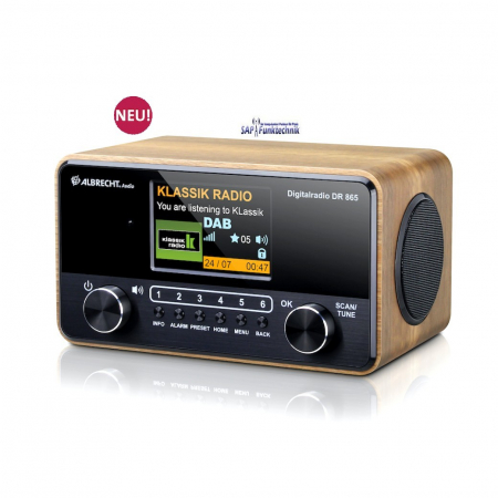 Albrecht DR 865 Seniorenradio, intuitive Bedienung