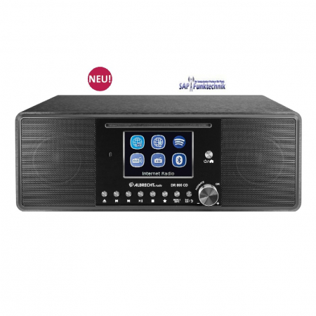 Preview: Albrecht DR 895 CD, DAB+/UKW/Internet/CD, Schwarz