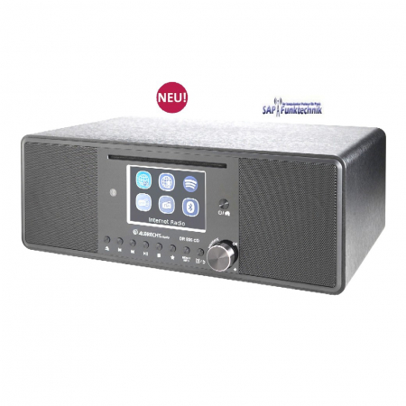 Preview: Albrecht DR 895 CD, DAB+/UKW/Internet/CD, Schwarz