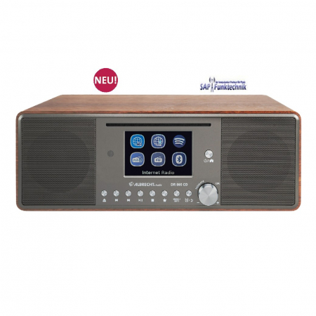 Preview: Albrecht DR 895 CD, DAB+/UKW/Internet/CD, Walnuss